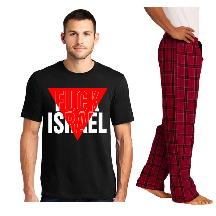 Fuck Israel Red Triangle Pajama Set