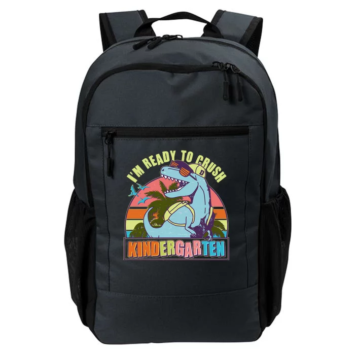 Funny I'm Ready To Crush Kindergarten Retro Dinosaur Daily Commute Backpack