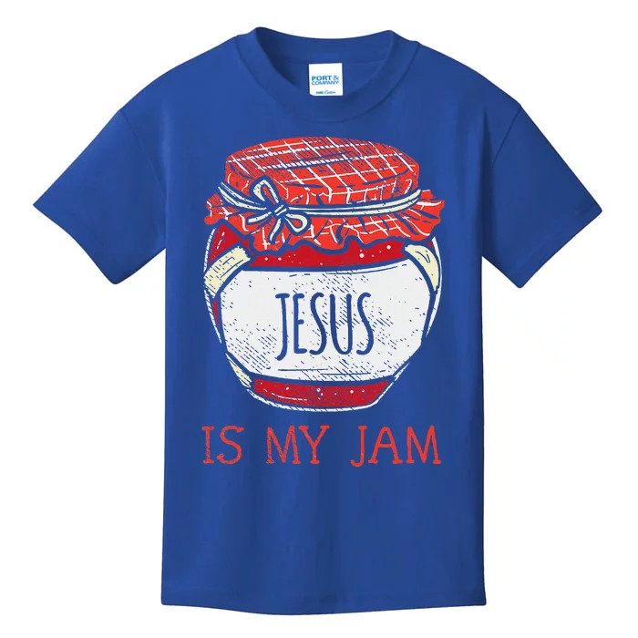 Fun Inspirational Religious Saying Cute Jesus Is My Jam Kids T-Shirt