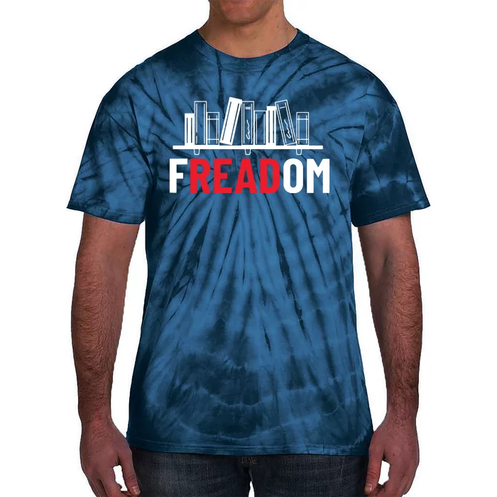 FREADom I Read Banned Books Banned Books Week Librarian Tie-Dye T-Shirt