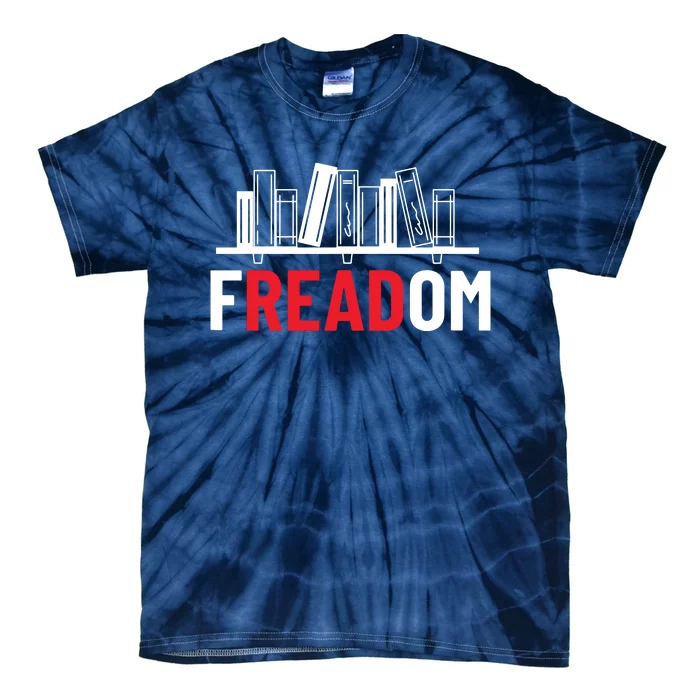 FREADom I Read Banned Books Banned Books Week Librarian Tie-Dye T-Shirt