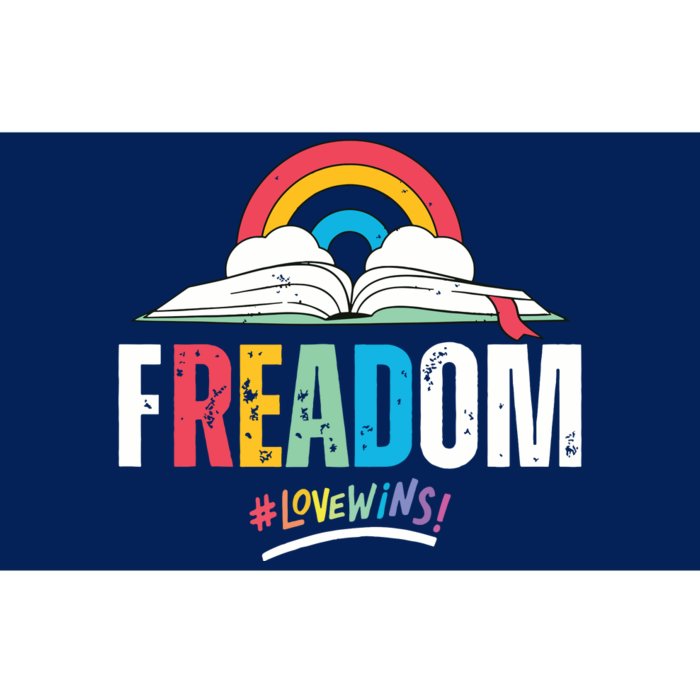 FREADom I Read Banned Books LGBTQ Reader Pride Librarian Bumper Sticker