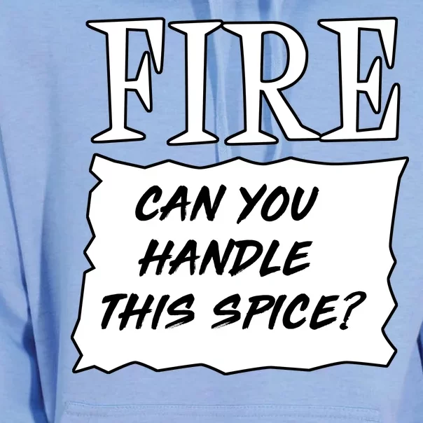 Fire Can you Handle This Spice? Unisex Surf Hoodie