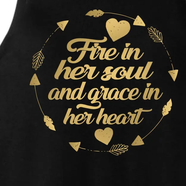 Fire In her Soul Ladies Tri-Blend Wicking Tank