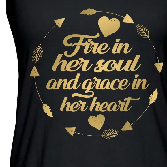 Fire In her Soul Ladies Essential Flowy Tank