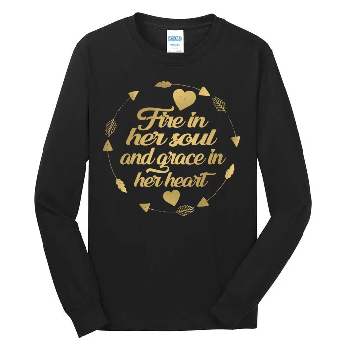 Fire In her Soul Tall Long Sleeve T-Shirt