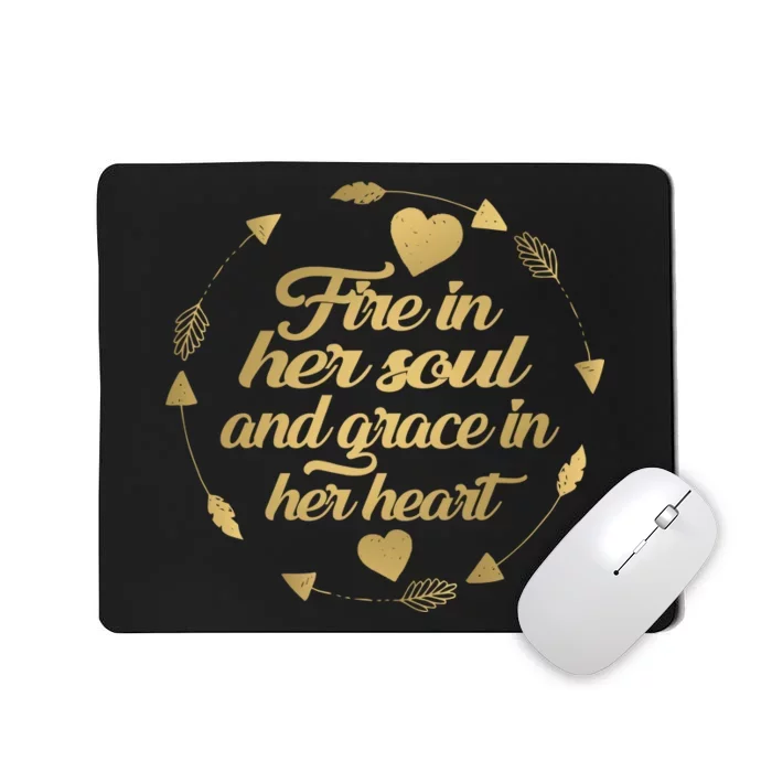 Fire In her Soul Mousepad