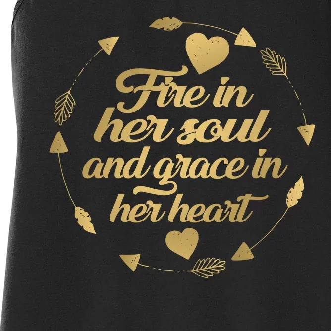 Fire In her Soul Women's Racerback Tank