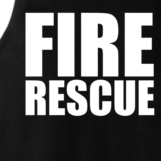 Fire Rescue Ladies Tri-Blend Wicking Tank