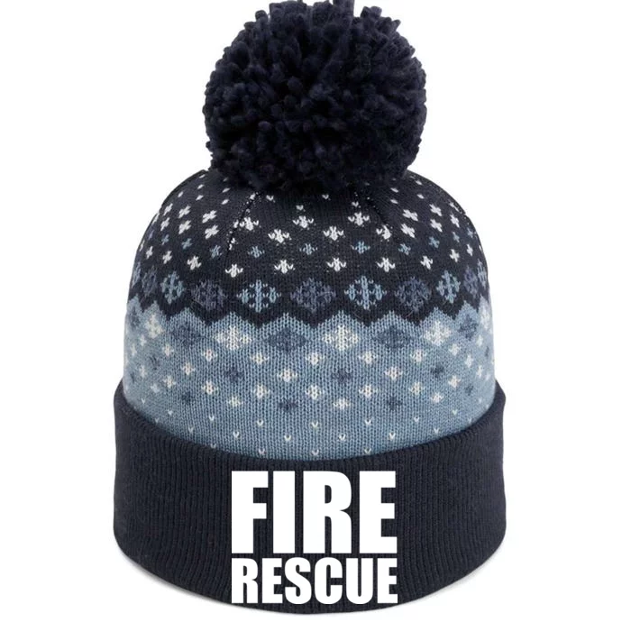 Fire Rescue The Baniff Cuffed Pom Beanie