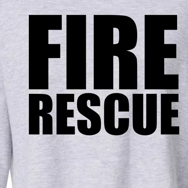 Fire Rescue Cropped Pullover Crew