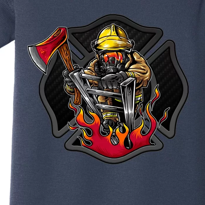 Firefighter Baby Bodysuit