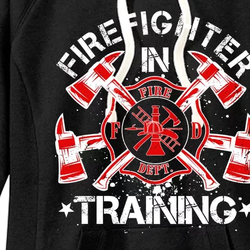 Firefighter In Training Women's Fleece Hoodie