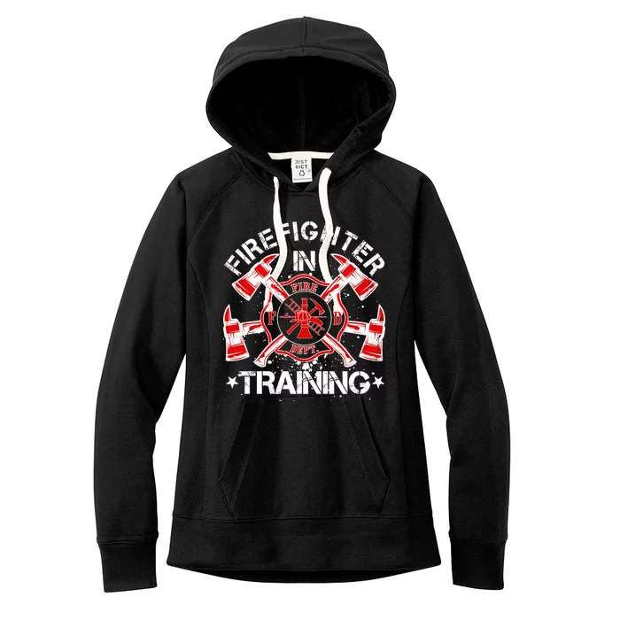 Firefighter In Training Women's Fleece Hoodie