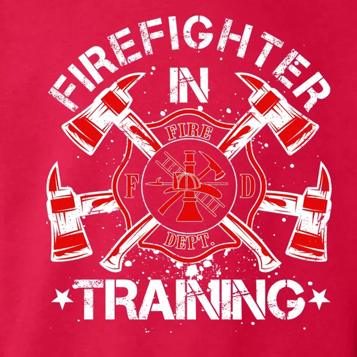 Firefighter In Training Toddler Hoodie