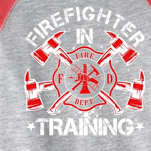 Firefighter In Training Toddler Fine Jersey T-Shirt