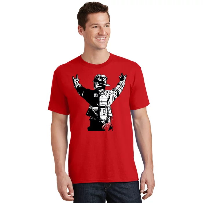 Firefighter Rock Hands T-Shirt