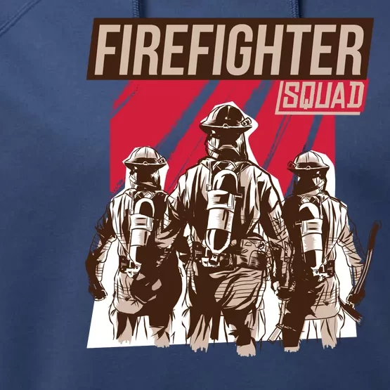 Firefighter Squad Performance Fleece Hoodie