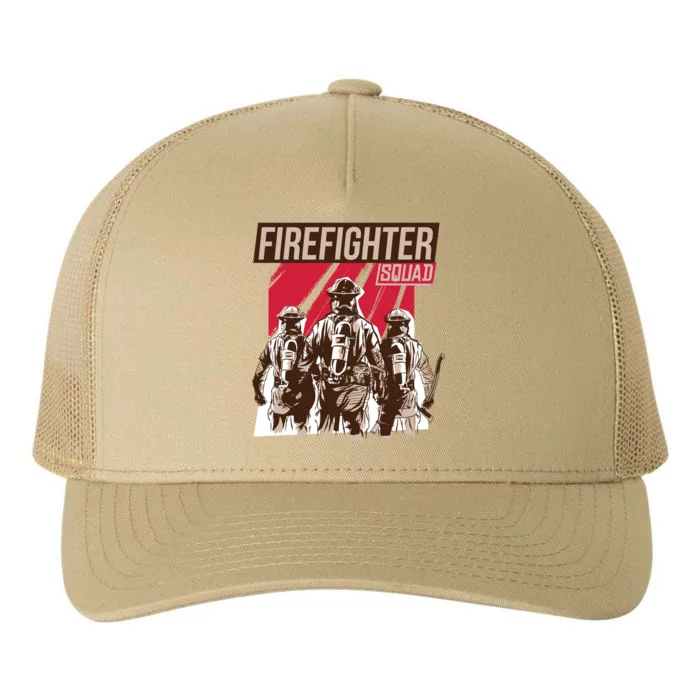 Firefighter Squad Yupoong Adult 5-Panel Trucker Hat