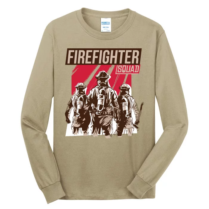 Firefighter Squad Tall Long Sleeve T-Shirt