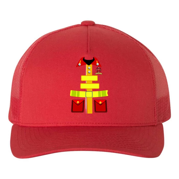 Fireman Costume Firefighter Uniform Yupoong Adult 5-Panel Trucker Hat