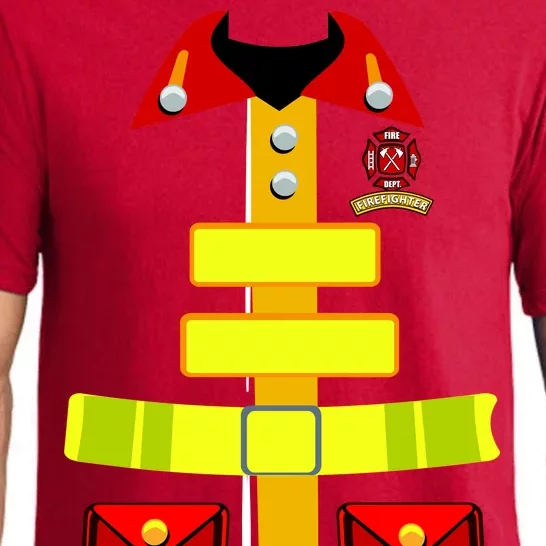 Fireman Costume Firefighter Uniform Pajama Set