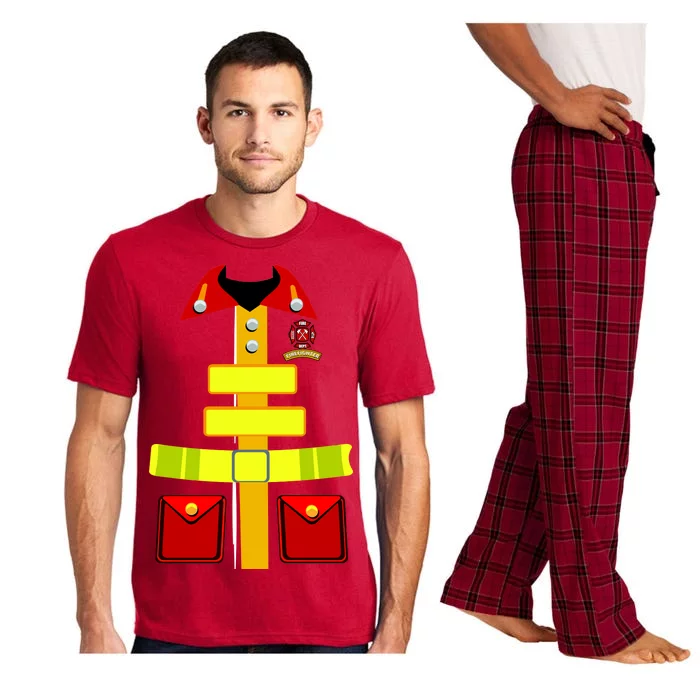 Fireman Costume Firefighter Uniform Pajama Set