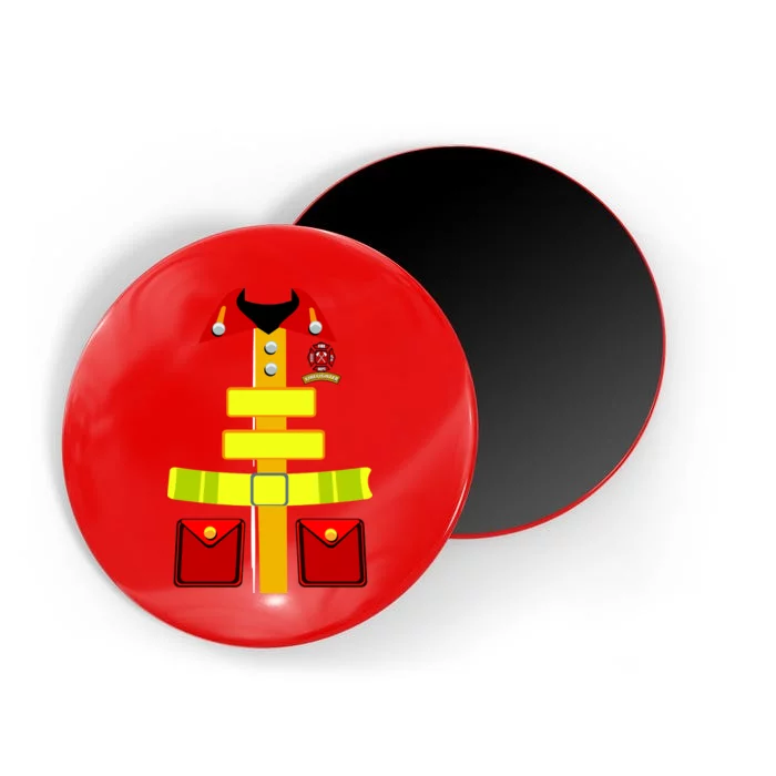 Fireman Costume Firefighter Uniform Magnet