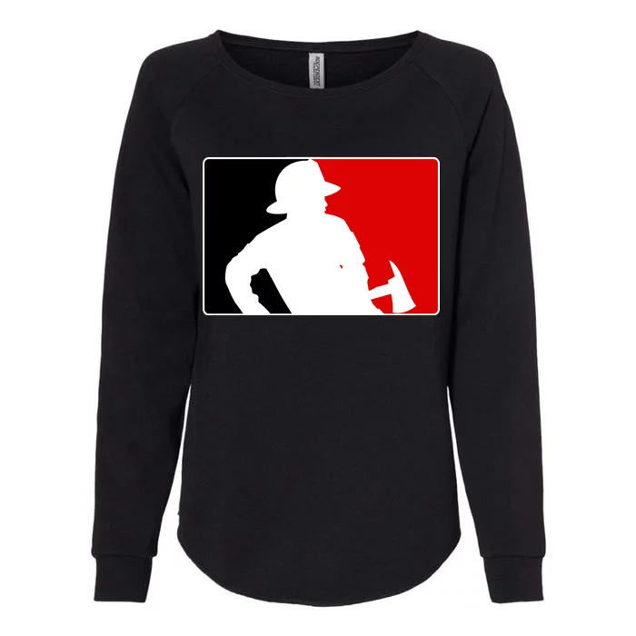 Fireman Team Logo Womens California Wash Sweatshirt