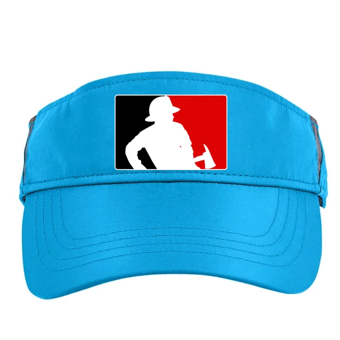 Fireman Team Logo Adult Drive Performance Visor