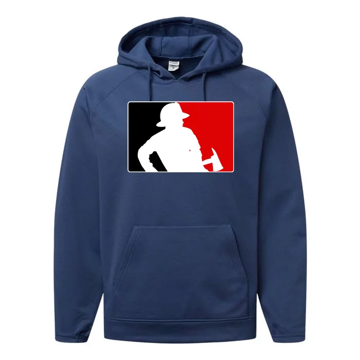 Fireman Team Logo Performance Fleece Hoodie