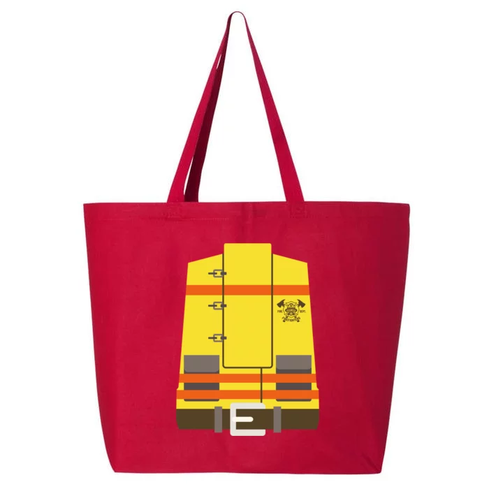 Fireman Uniform Costume 25L Jumbo Tote