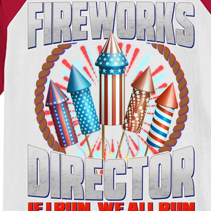 Fireworks Director If I Run, We All Run Kids Colorblock Raglan Jersey