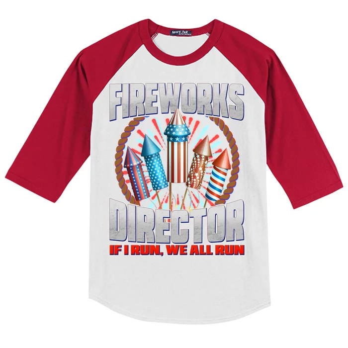 Fireworks Director If I Run, We All Run Kids Colorblock Raglan Jersey