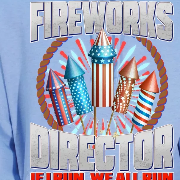 Fireworks Director If I Run, We All Run Unisex Surf Hoodie