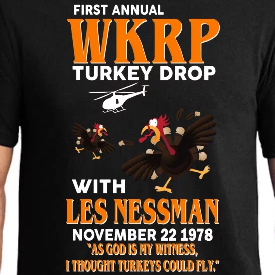 First Annual Turkey Drop Turkey Pajama Set