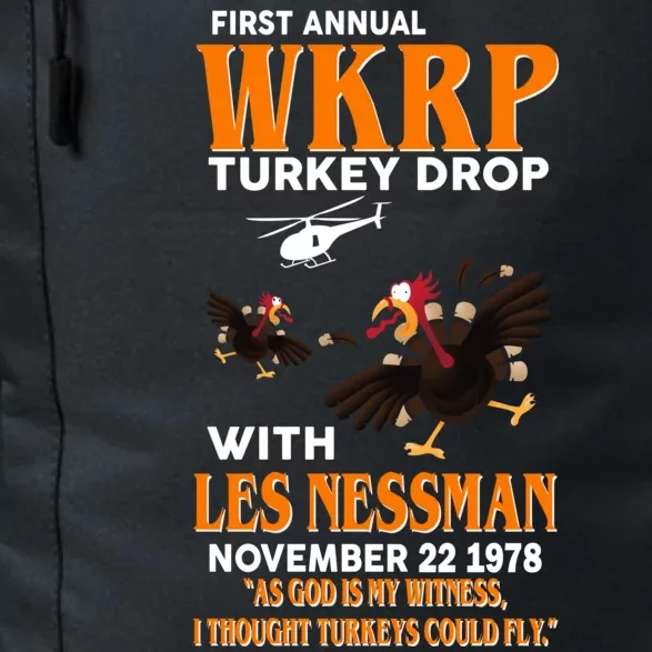 First Annual Turkey Drop Turkey Daily Commute Backpack