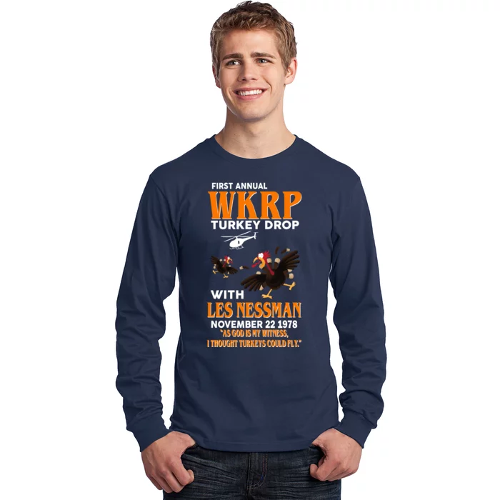 First Annual Turkey Drop Turkey Long Sleeve Shirt