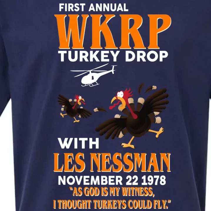 First Annual Turkey Drop Turkey Sueded Cloud Jersey T-Shirt