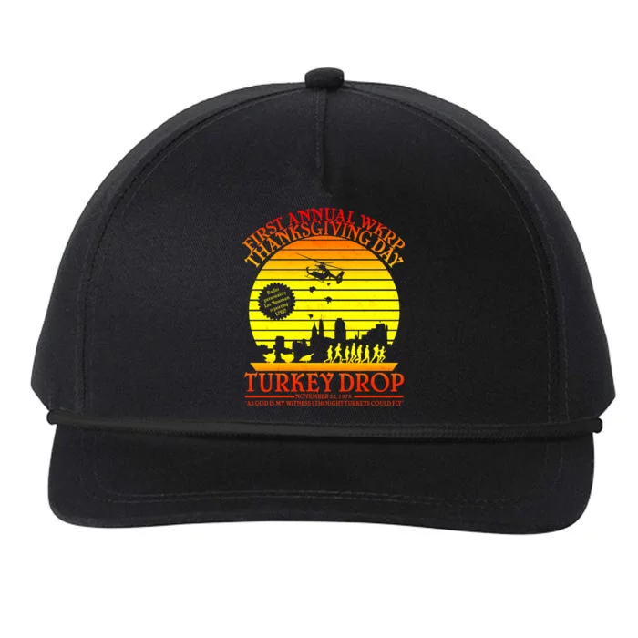 First Annual WKRP Thanksgiving Day Turkey Drop Retro Snapback Five-Panel Rope Hat