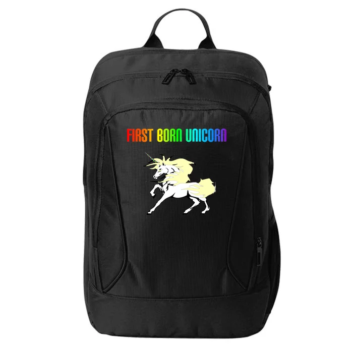 First Born Unicorn City Backpack