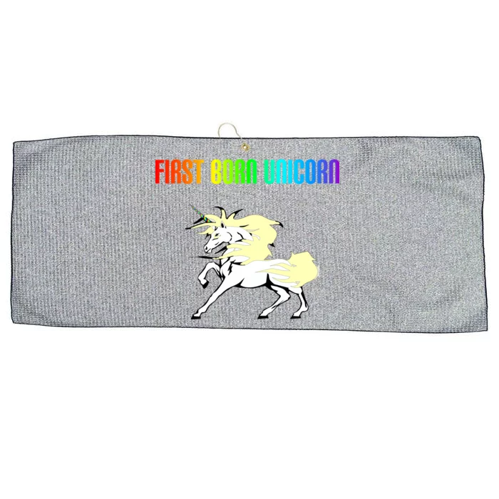 First Born Unicorn Large Microfiber Waffle Golf Towel