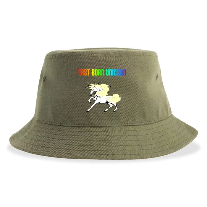 First Born Unicorn Sustainable Bucket Hat