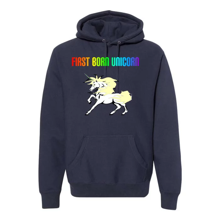 First Born Unicorn Premium Hoodie