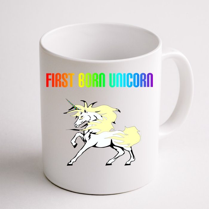 First Born Unicorn Front & Back Coffee Mug