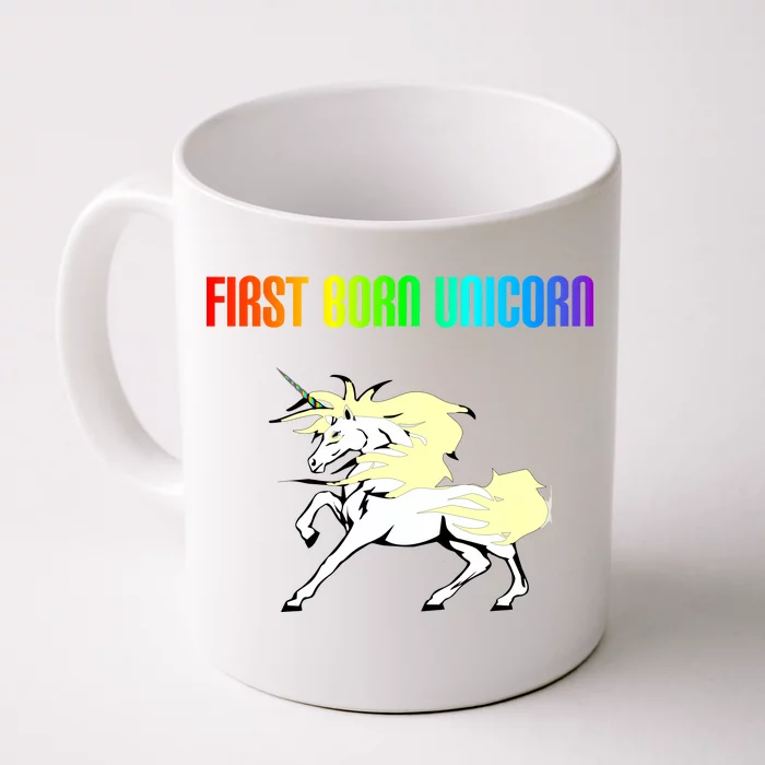 First Born Unicorn Front & Back Coffee Mug