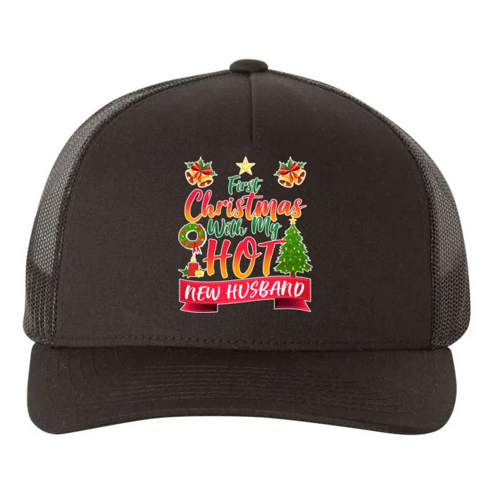 First Christmas With Hot New Husband Yupoong Adult 5-Panel Trucker Hat