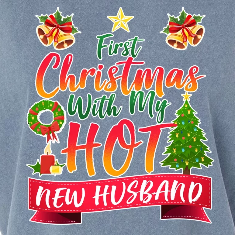 First Christmas With Hot New Husband Garment-Dyed Women's Muscle Tee