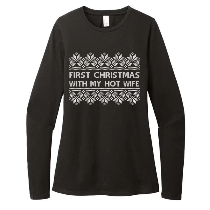 First Christmas With My Hot Wife Womens CVC Long Sleeve Shirt