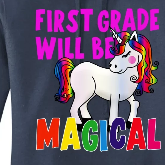 First Grade Will Be Magical Women's Pullover Hoodie